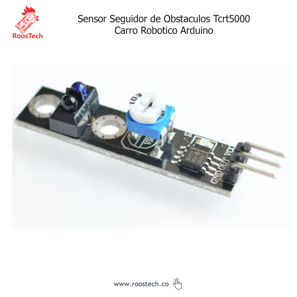 Sensor Obstáculos Arduino Seguidor Línea Infarrojo Detector De Obstaculos Tcrt5000 9985