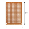 PCB Baquelita Universal Perforada 50X70mm - Image 2