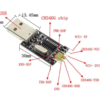 CP2102 Módulo USB a TTL - USB a Puerto Serial UART Flash - Image 4