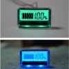 Voltímetro 12V Indicador Nivel Carga Batería Plomo/Litio Color Verde y Azul