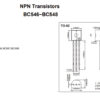 Transistor BC548 30V  NPN - Image 4