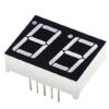 Display LED Rojo 7 Segmentos X2 - Ánodo Común