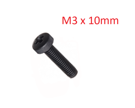 Tornillo Nylon Cabeza Redonda M3*10mm