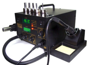 Estación de Soldadura y Pistola de Calor Baku 702B