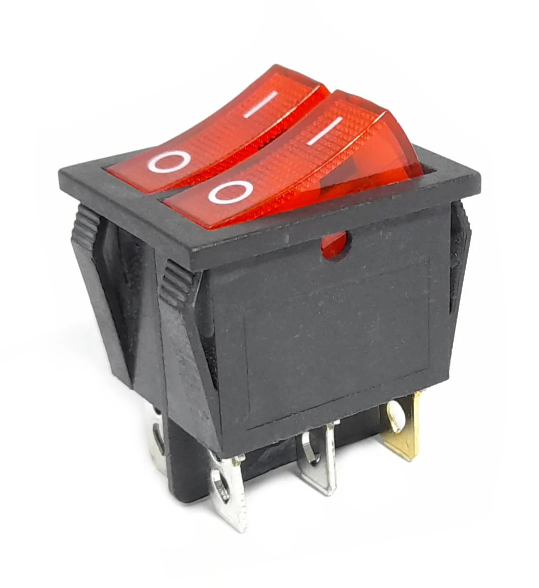 Interruptor Basculante doble 6 pines 2 posiciones - 20A
