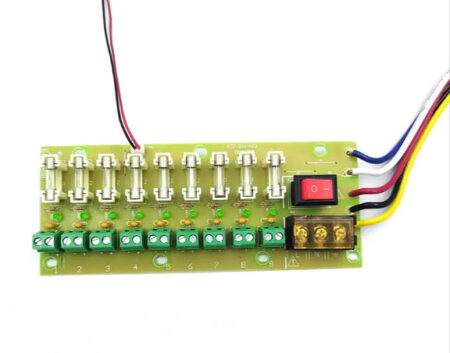 Tarjeta de Distribución de Voltaje 5V a 24V 9 Canales