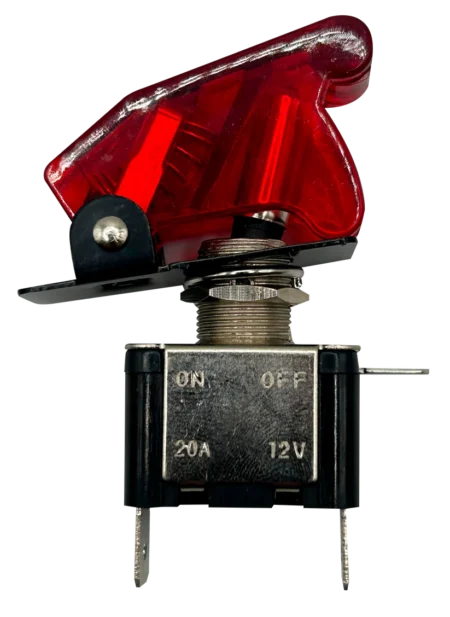 Interruptor Switch tipo avión Con piloto 12V