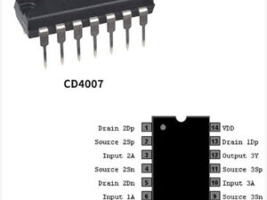 CD4007 – Transistores MOS Complementarios (CMOS)