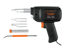 Cautín 230 W tipo pistola con 2 temperaturas, Truper 17549