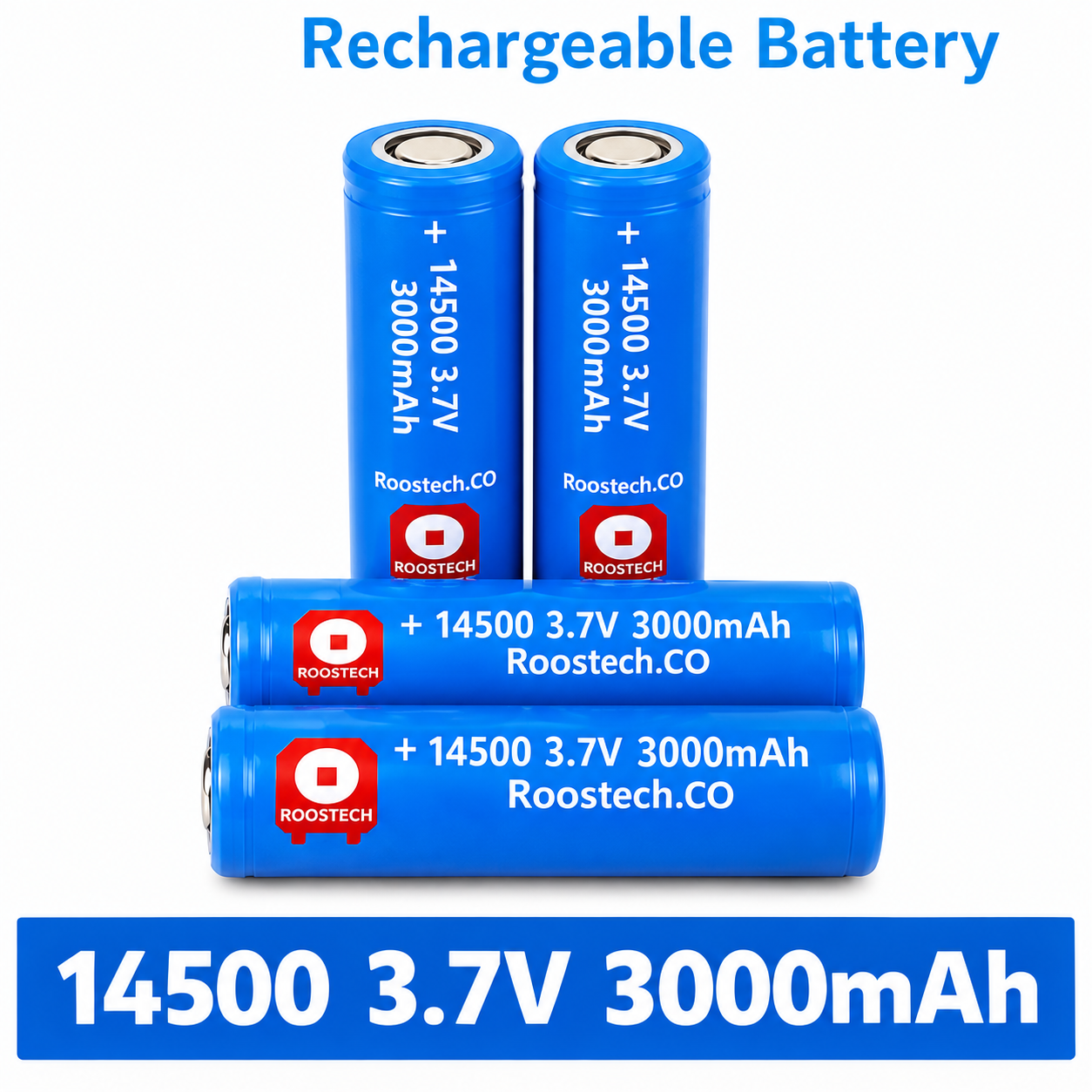 Batería de Litio 3.7V 14500 3000mAh