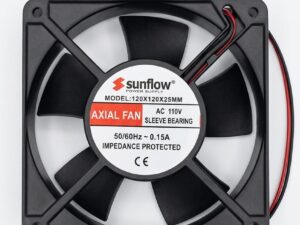 Ventilador 120x120x25mm 120VAC Buje