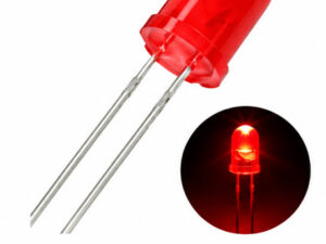 Diodo Led Difuso 10mm Rojo