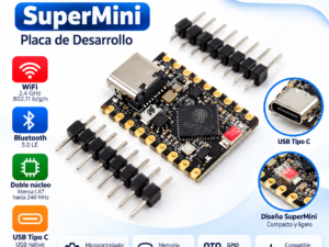 ESP32-S3 SuperMini – Placa de Desarrollo WiFi y Bluetooth BLE